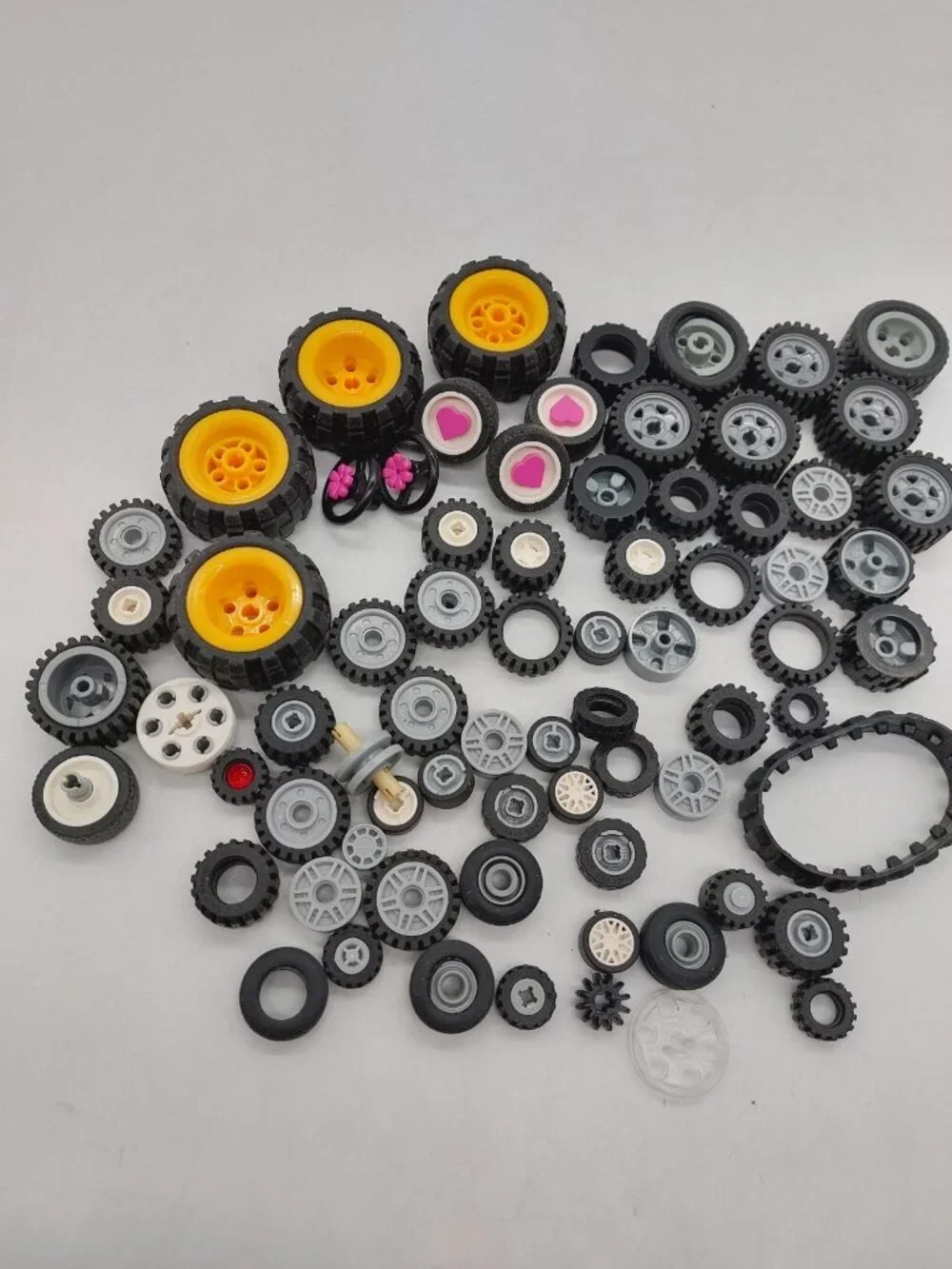 Lego Tires Lot From Various Lots Sizes READ